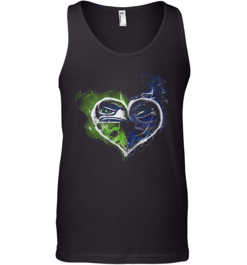 Heart Seattle Seahawks And Vancouver Canucks Tank Top
