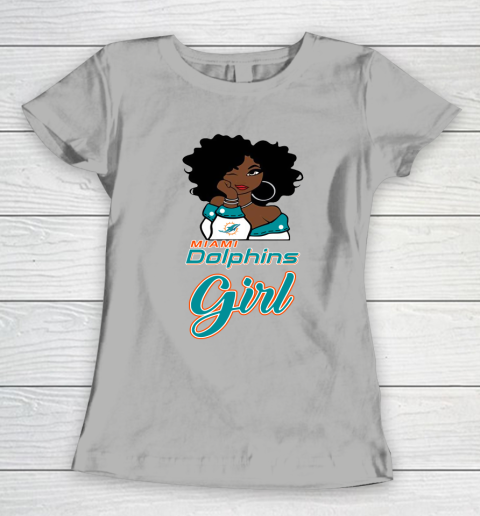 Miami Dolphins Girl NFL Women's T-Shirt 11