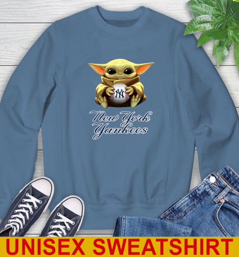 MLB Baseball New York Yankees Star Wars Baby Yoda Shirt 32