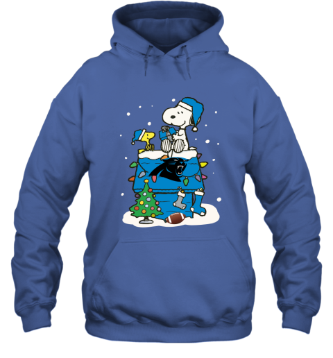 A Happy Christmas With Carolia Panthers Snoopy Hoodie