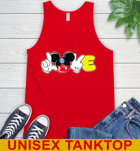 San Diego Padres MLB Baseball Love Mickey Disney Sports Tank Top 6