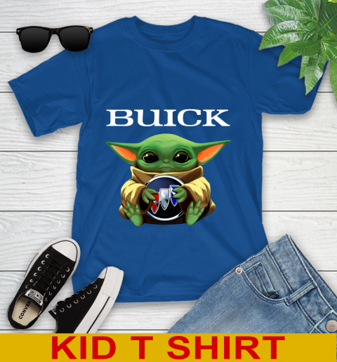 Star Wars Baby Yoda Hugs Buick Car Shirt 106