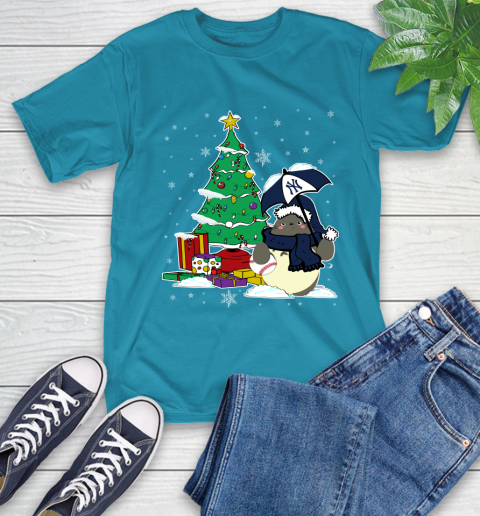 New York Yankees MLB Baseball Cute Tonari No Totoro Christmas Sports T-Shirt 9