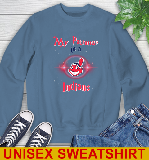 MLB Baseball Harry Potter My Patronus Is A Cleveland Indians Sweatshirt 10