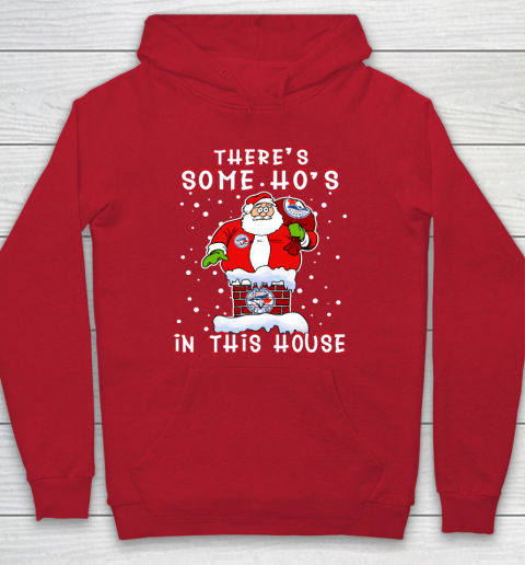 Toronto Blue Jays Christmas There Is Some Hos In This House Santa Stuck In The Chimney MLB Hoodie 7