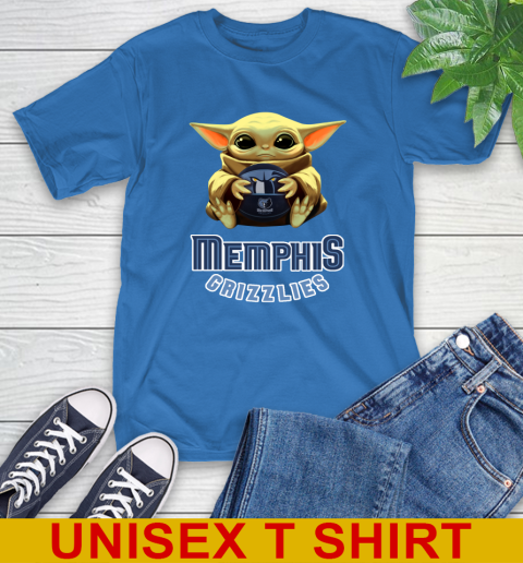 NBA Basketball Memphis Grizzlies Star Wars Baby Yoda Shirt 9