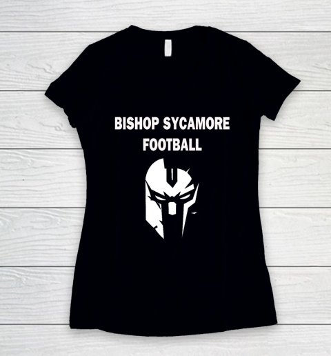 Bishop Sycamore T Shirt Bishop Sycamore Football Women's V-Neck T-Shirt