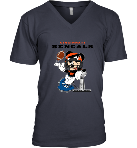 NFL Cincinnati Bengals Mickey Mouse Disney Super Bowl Football T Shirt -  Rookbrand