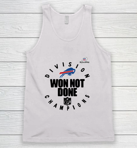 Buffalo Bills East Champions 2020 NFL Playoffs Division Won Not Done Tank Top