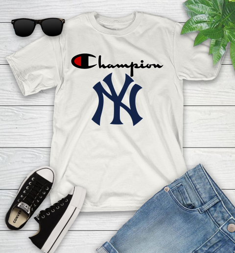 MLB Baseball New York Yankees Champion Shirt Youth T-Shirt