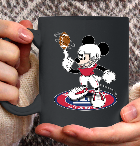 NFL Football New York Giants Cheerful Mickey Disney Shirt Ceramic Mug 15oz