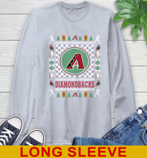 Arizona Diamondbacks Merry Christmas MLB Baseball Loyal Fan Long Sleeve T-Shirt 6