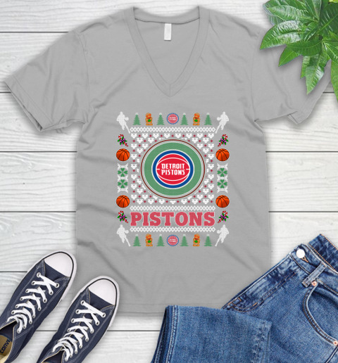 Detroit Pistons Merry Christmas NBA Basketball Loyal Fan Ugly Shirt 50