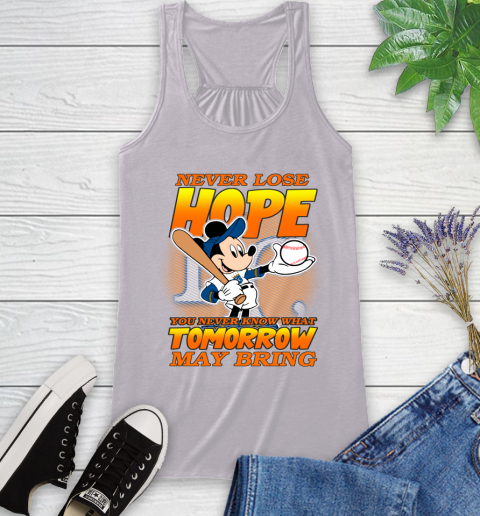 Kansas City Royals MLB Baseball Mickey Disney Never Lose Hope Racerback Tank - Image 5