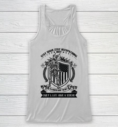 Veteran Shirt Stay Suave Stay Occupational Independence Day Racerback Tank
