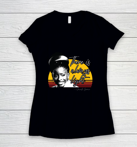 Amanda Gorman Poet Inauguration Retro Vintage Women's V-Neck T-Shirt