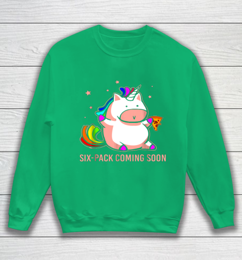 Unicorn Six Pack Funny Cute Shirt Coming Soon Fat Unicorn Sweatshirt 5