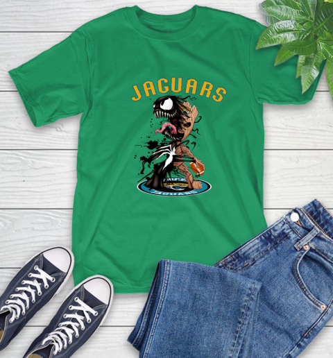 NFL Jacksonville Jaguars Football Venom Groot Guardians Of The Galaxy T-Shirt 7