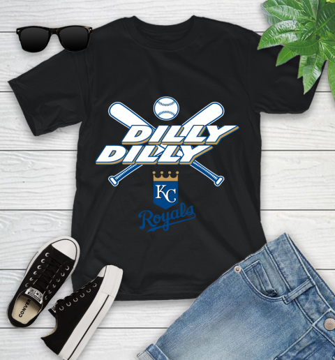 MLB Kansas City Royals Dilly Dilly Baseball Sports Youth T-Shirt 2