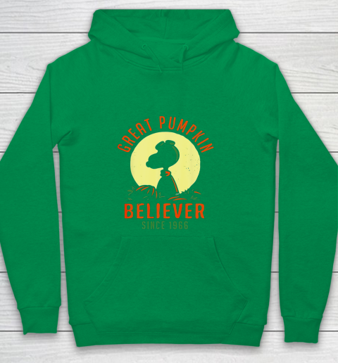 Peanuts Great Pumpkin believer since 1966 Halloween Youth Hoodie 4