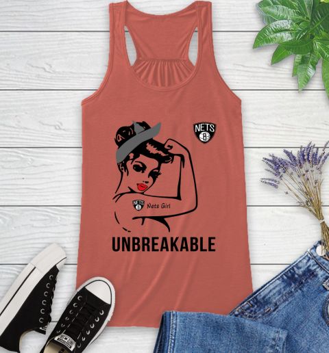 NBA Brooklyn Nets Girl Unbreakable Basketball Sports Racerback Tank 2