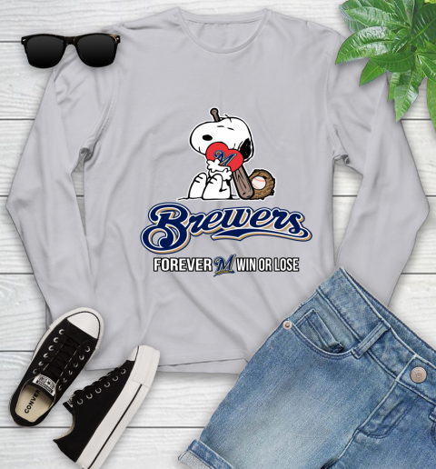 MLB The Peanuts Movie Snoopy Forever Win Or Lose Baseball Milwaukee Brewers 129