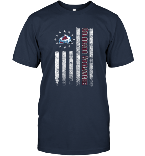 NHL American Flag Hockey Sports Colorado Avalanche T-Shirt 2