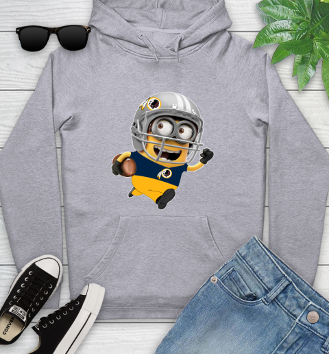 NFL Washington Redskins Minions Disney Football Sports Youth Hoodie 6
