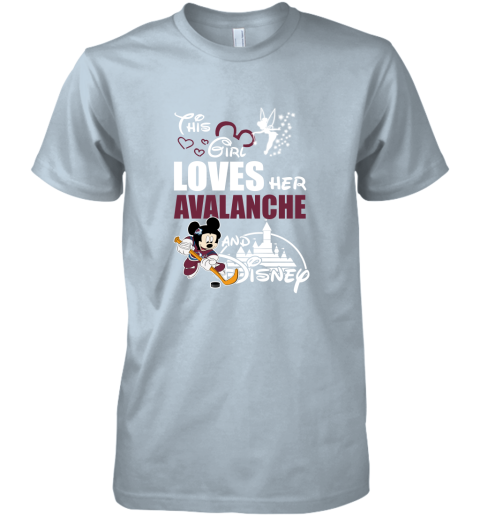 This Girl Love Her Colorado Avalanche And Mickey Disney Premium Men's T-Shirt