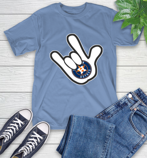 Houston Astros MLB Baseball Mickey Rock Hand Disney T-Shirt 11
