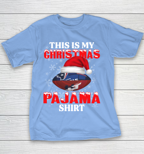 Houston Texans This Is My Christmas Pajama Shirt NFL Youth T-Shirt 8
