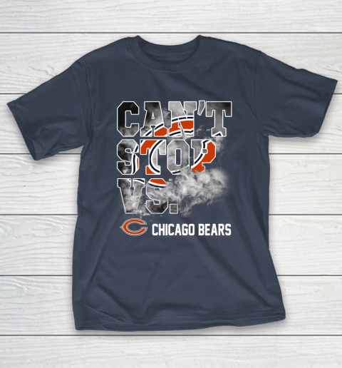 NFL Chicago Bears Can't Stop Vs T-Shirt 3