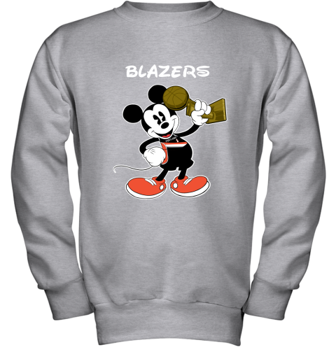 Mickey Portlands Trail Blazers Youth Sweatshirt