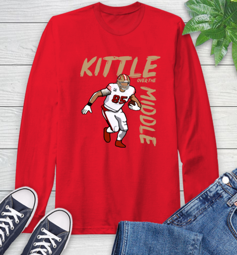 George Kittle Kittle Over the Middle San Francisco Shirt 68