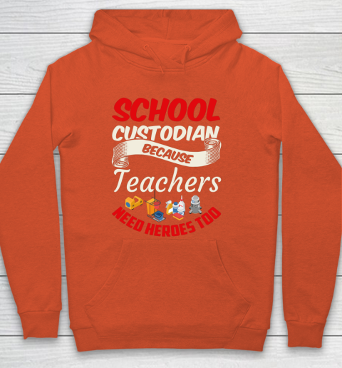 School Custodian Shirt Jokey Funny Saying Custodian Hoodie 3