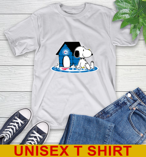 NBA Basketball Philadelphia 76ers Snoopy The Peanuts Movie Shirt T-Shirt 12