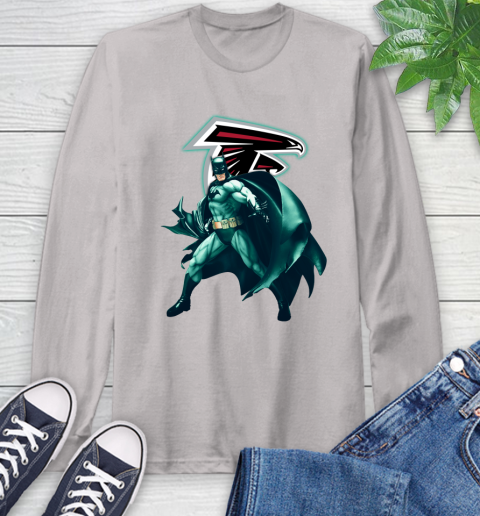 NFL Batman Football Sports Atlanta Falcons Long Sleeve T-Shirt 12