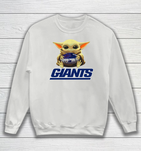 NFL Football New York Giants Baby Yoda Star Wars Sweatshirt 5