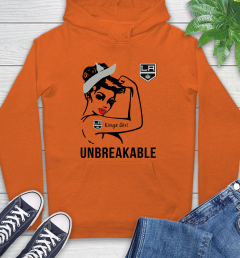 NHL Los Angeles Kings Girl Unbreakable Hockey Sports Hoodie 3