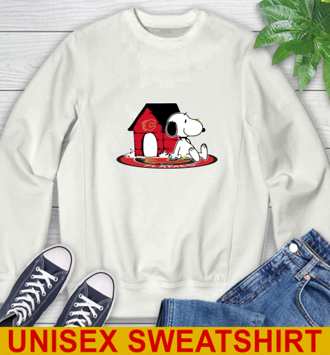NHL Hockey Calgary Flames Snoopy The Peanuts Movie Shirt Sweatshirt