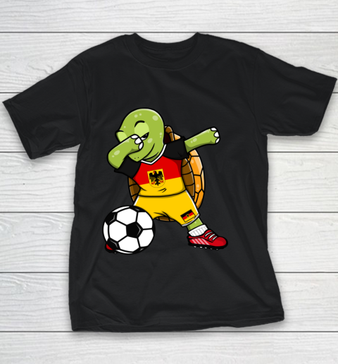 Dabbing Turtle Germany Soccer Fans Jersey German Football Youth T-Shirt