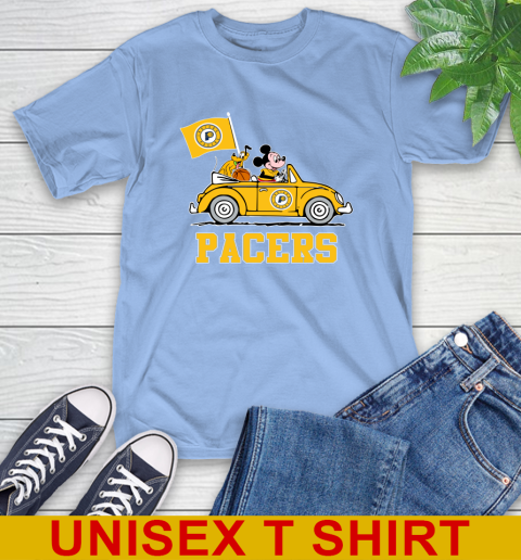 NBA Basketball Indiana Pacers Pluto Mickey Driving Disney Shirt T-Shirt 11