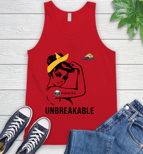NHL Buffalo Sabres Girl Unbreakable Hockey Sports Tank Top 4