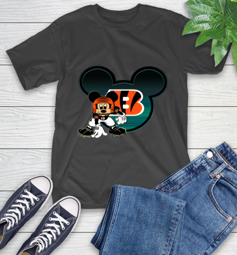NFL Cincinnati Bengals Mickey Mouse Disney Football T Shirt T-Shirt 2