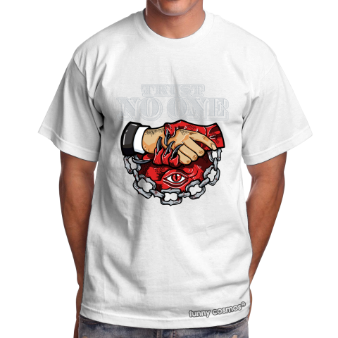 Trust No One Eye T Shirt To Matching Jordan 5 Alternate 90 Black Shirts Hip Hop Tshirts Sneakers Matching