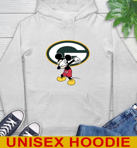 Green Bay Packers NFL Football Dabbing Mickey Disney Sports Hoodie