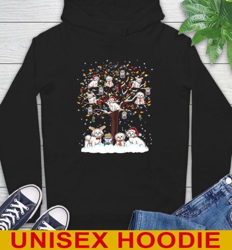 Maltese dog pet lover light christmas tree shirt 13
