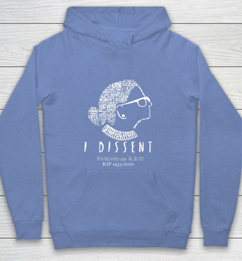 Notorious RBG 1833  2020 R.I.P Ruth Bader Ginsburg I Dissent Youth Hoodie 8
