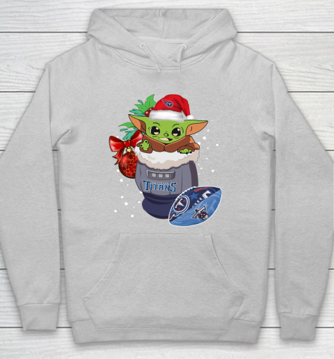 Tennessee Titans Christmas Baby Yoda Star Wars Funny Happy NFL Hoodie 6