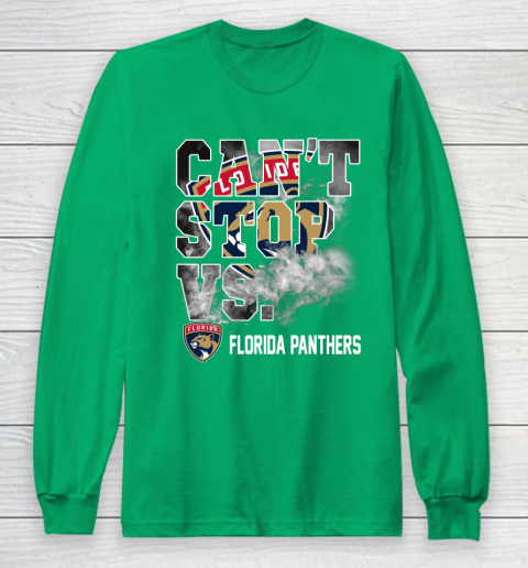 NHL Florida Panthers Hockey Can't Stop Vs Long Sleeve T-Shirt 4